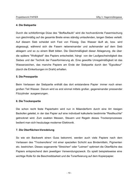 Papierprojekt - IMST