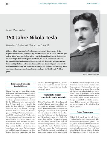 Freie Energie | 150 Jahre Nikola Tesla - Tesla Purpur Platten