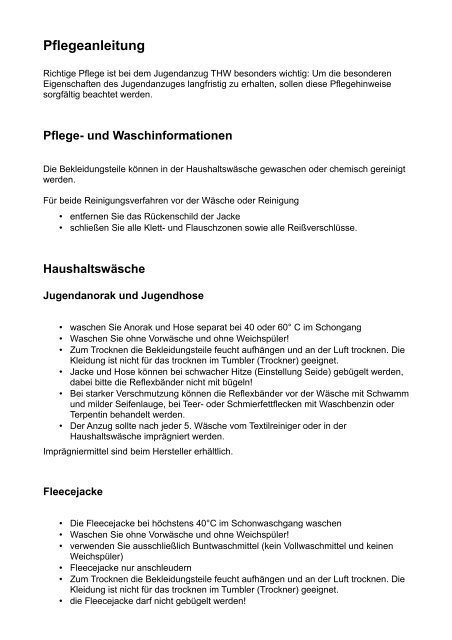 Junghelferanzug der THW Jugend - Info und Pflegehinweise.pdf