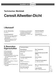 Technisches Merkblatt Ceresit Allwetter-Dicht - Henkel