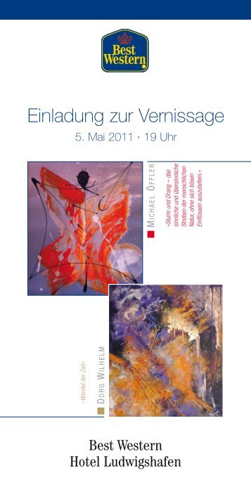 Vernissage im Best Western-Hotel - Atelier Doro Arts