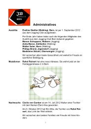Info Dezember 2012 - Jogging-Club-Bern.ch