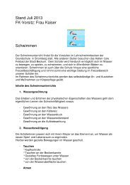 Konzept Schwimmen