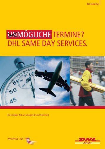 Broschüre Same Day - DHL