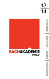 pdf | 15,55 MB - Internationale Bachakademie Stuttgart