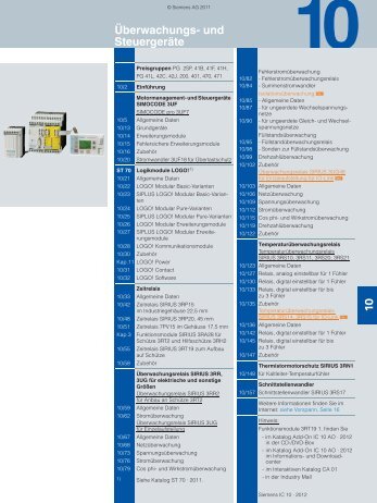 Katalog IC 10 . 2012 DE - Automatyka Siemens