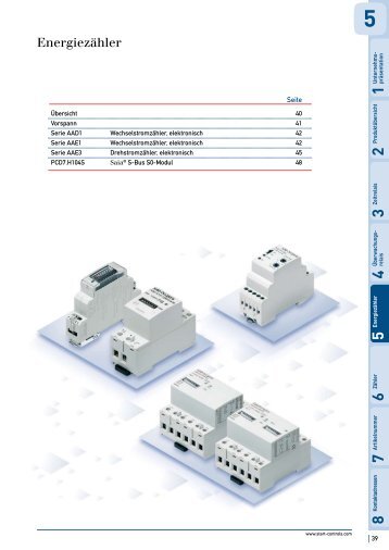 PDF-Datenblatt: Saia-Burgess Energiezähler