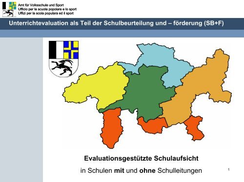 Schul- und Kindergarteninspektorat, Kanton Graubünden - argev