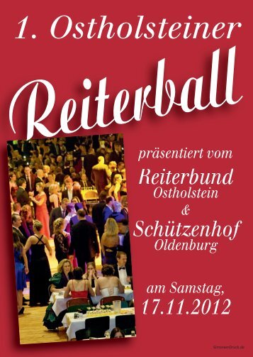 Einladung zum 1. Ostholsteinischen Reiterball