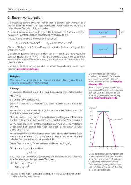 11 2. Extremwertaufgaben - arthur
