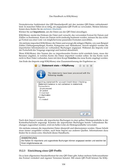 Das Handbuch zu KMyMoney - KDE Documentation