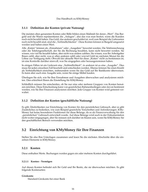 Das Handbuch zu KMyMoney - KDE Documentation