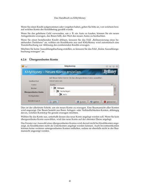 Das Handbuch zu KMyMoney - KDE Documentation