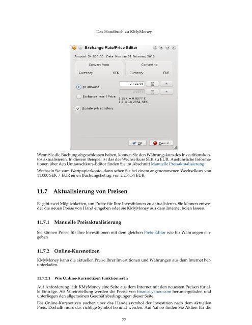 Das Handbuch zu KMyMoney - KDE Documentation