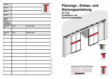 Einbauanleitung dw 62-2 ME (pdf) - Teckentrup