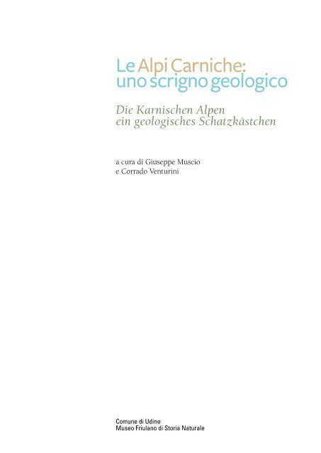 Die Karnischen Alpen ein geologisches ... - Corrado Venturini