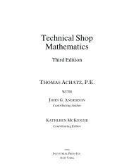 Technical Shop Mathematics  - Industrial Press