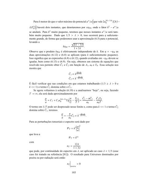 Teoria de Perturbações Invariantes de Calibre em ... - CBPFIndex