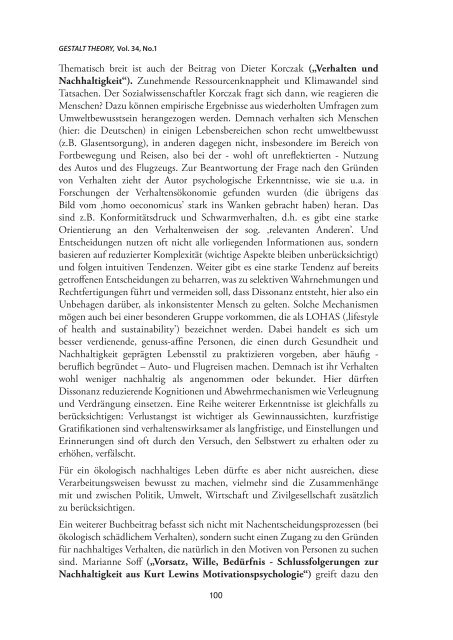 (Hrsg.) (2011). Die emotionale Seite der ... - Gestalt Theory