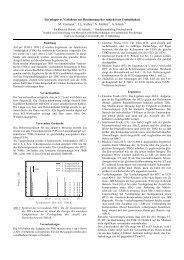 Ein adaptives Verfahren zur Bestimmung der ... - Institut für Physik