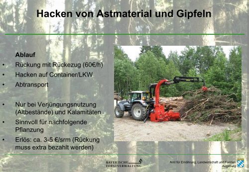 Geschichte der Holzernte - Amt für Ernährung, Landwirtschaft und ...