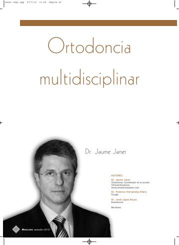 Dr. Jaume Janer - Ortodoncia Invisible Adultos