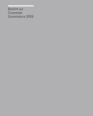 Bericht zur Corporate Governance 2009 - Nestlé