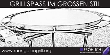 GRILLSPASS IM GROSSEN STIL - Fröhlich Eisenhandel GmbH