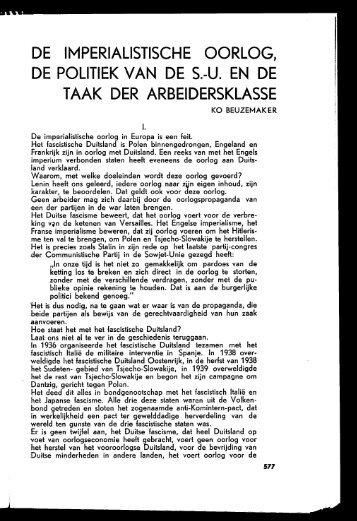 nr. 10 oktober - Publicaties Nederlandse Politieke Partijen