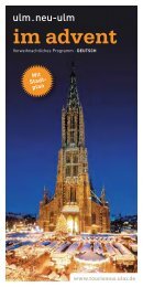 Flyer 'Ulm/Neu-Ulm im Advent 2013' (pdf / 5 MB)