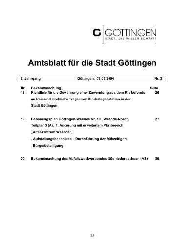 1. Seite Amtsblatt - nr. 3 aus 2004