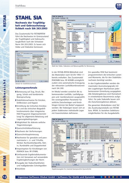 Produktübersicht Januar 2013 als PDF herunterladen - Dlubal