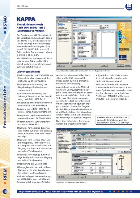 Produktübersicht Januar 2013 als PDF herunterladen - Dlubal