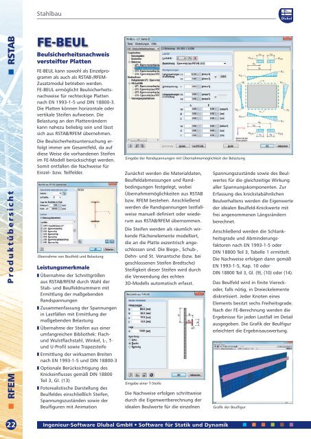 Produktübersicht Januar 2013 als PDF herunterladen - Dlubal