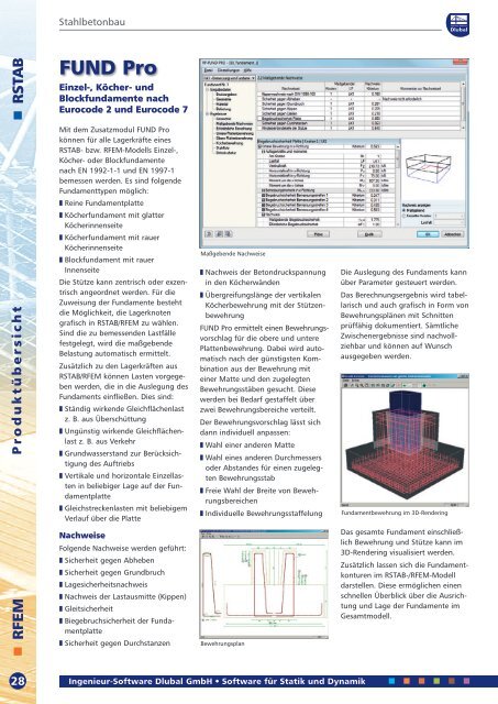 Produktübersicht Januar 2013 als PDF herunterladen - Dlubal