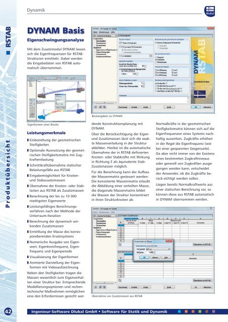 Produktübersicht Januar 2013 als PDF herunterladen - Dlubal