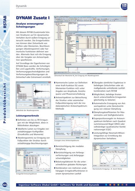 Produktübersicht Januar 2013 als PDF herunterladen - Dlubal