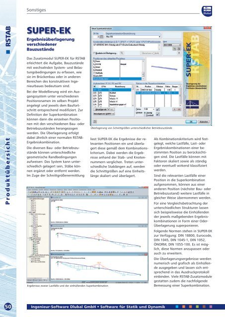 Produktübersicht Januar 2013 als PDF herunterladen - Dlubal