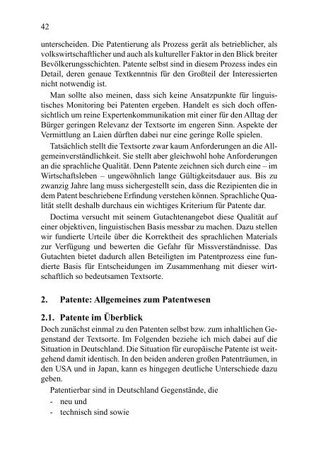 Markus Nickl* Linguistische Gutachten für Patente - Hermes ...