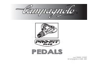 Pro-Fit PLUS Pedale Bedienungs-Anleitung - Campagnolo