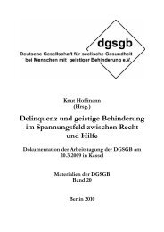 Broschüre Bd. 20 Delinquenz_II - dgsgb