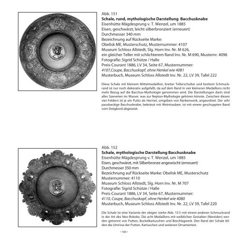 Reliefs mit szenischen u. a. Inhalt