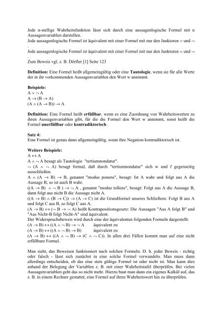 Meyer: Formallogik - Mathematikinformation