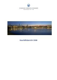 Geschäftsbericht 2008 - Donner & Reuschel