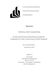 Diplomarbeit Modellierung verteilter Vorgangsbearbeitung ...