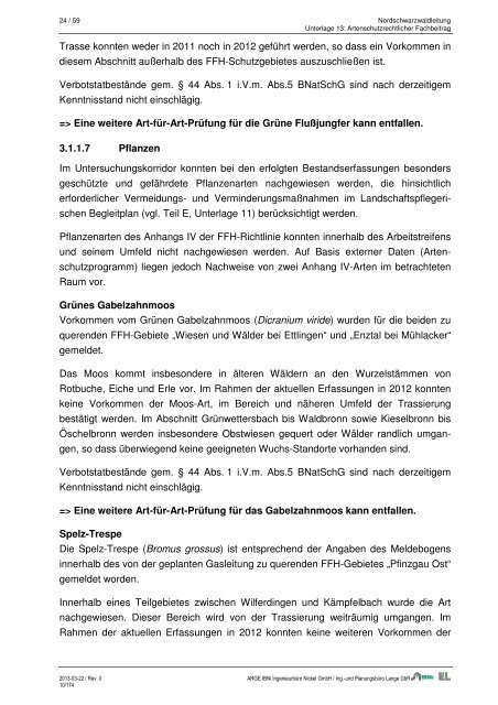 Nordschwarzwaldleitung - Die Regierungspräsidien in Baden ...