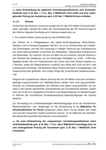 Nordschwarzwaldleitung - Die Regierungspräsidien in Baden ...