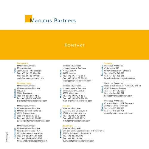 Hemmelrath & Partner - Marccus Partners