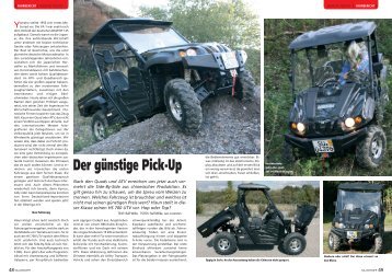 Der günstige Pick-Up - Erno Geiger GmbH: ATV UTV QUAD
