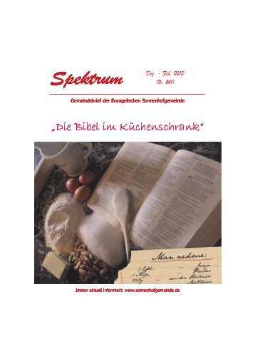 Ausgabe 4 - Sonnenhof-Gemeinde